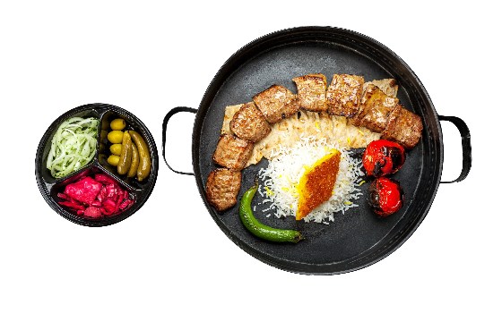 خوراک کباب چنجه مخصوص آریایی
