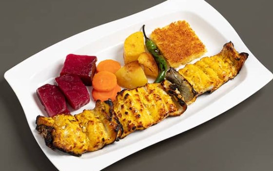 خوراک ماهی قزل آلا(کبابی)