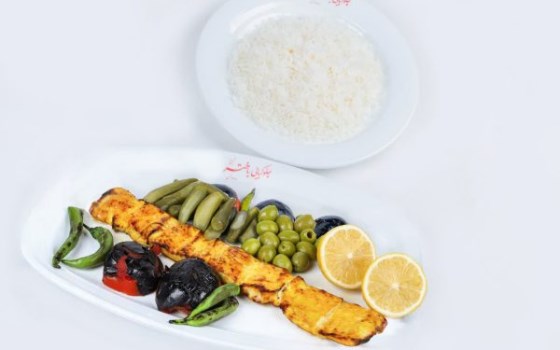 چلو جوجه کباب نیم مخصوص