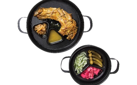 خوراک گوشت سرخ شده گردن