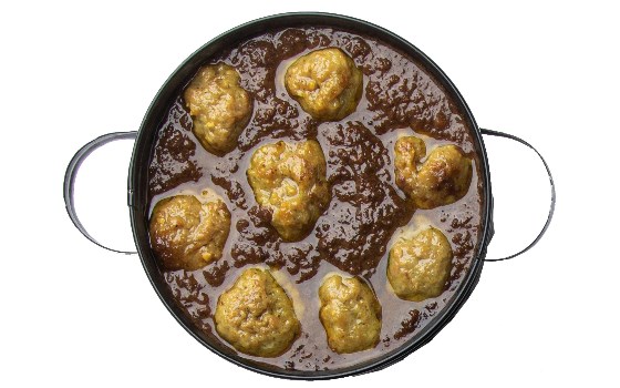 خورش خالی فسنجان با گوشت قلقلی