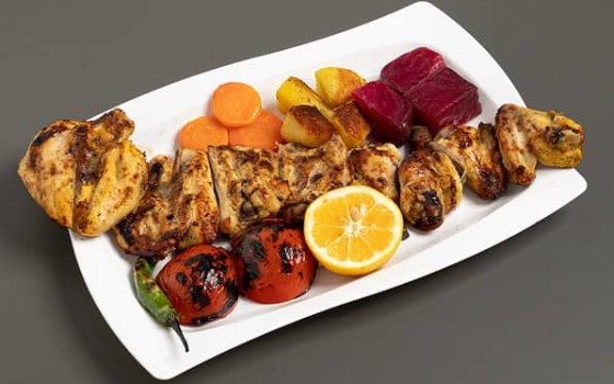 خوراک جوجه کباب با استخوان
