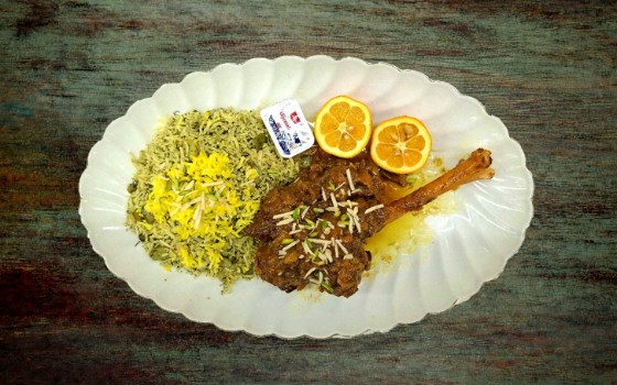 شوید باقالا با ماهیچه گوسفندی