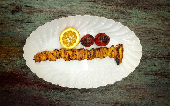 خوراک جوجه کباب ران