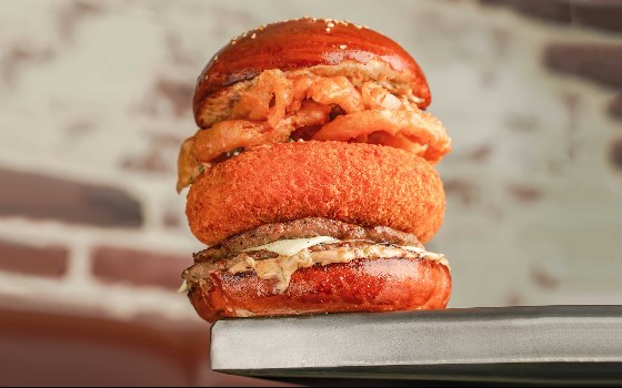 Crunchy burger