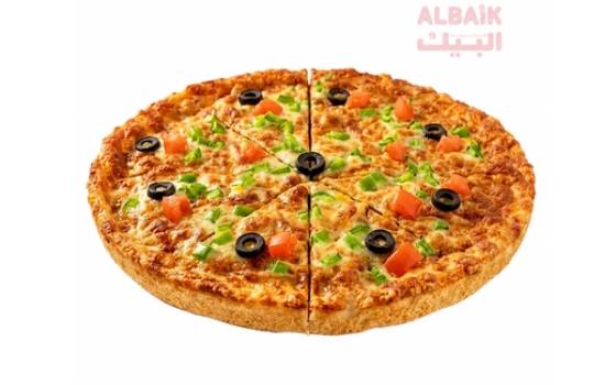 پیتزا گوشت و قارچ