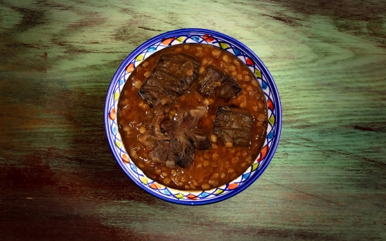 خوراک خورشت قیمه بادمجان مخصوص با گوشت گردن گوسفند