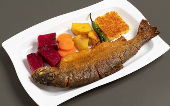خوراک ماهی قزل آلا(سرخ شده)