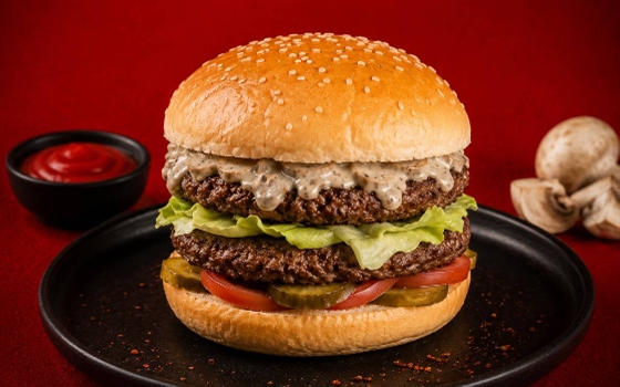 مگا ماشروم برگر