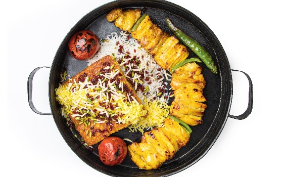 ته چین با جوجه ران
