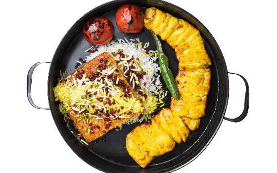 ته چین با جوجه سینه