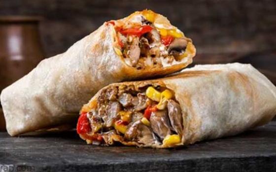 شاورما گوشت تک