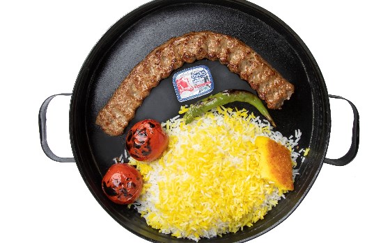 چلو کباب لقمه 150 گرمی