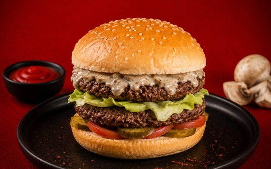 مگا ماشروم برگر