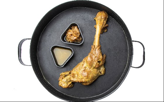 خوراک ماهیچه سرخ شده گوسفندی بدون مخلفات
