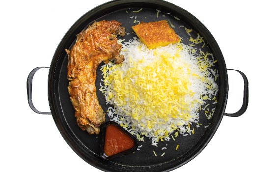 چلو گوشت گردن گوسفندی