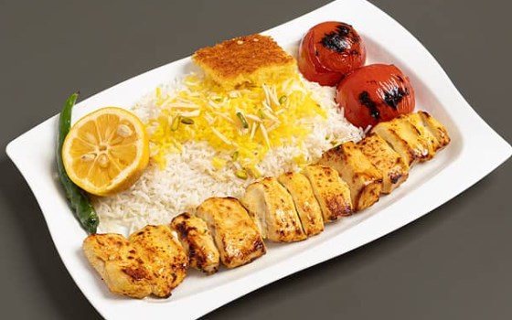 چلو جوجه کباب سینه مخصوص