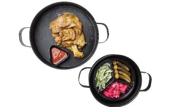 خوراک گوشت دست گوسفندی سس پز