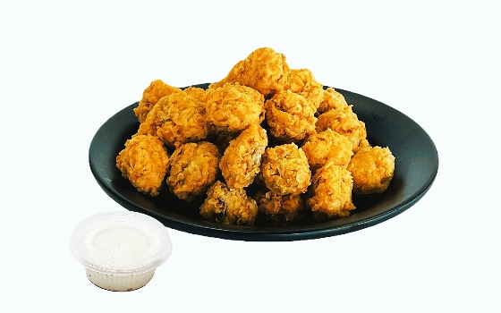 قارچ سوخاری با سس سیر