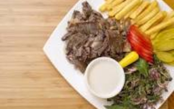 خوراک شاورما گوشت