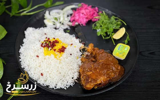 زرشک پلو با مرغ